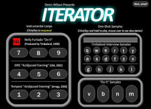 Iterator screenshot