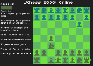 WChess 2000: Online Screenshot
